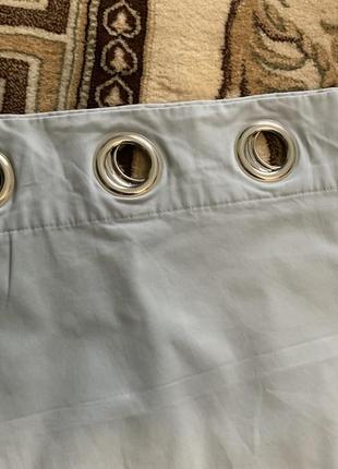 2 сірі штори ніжного сірого кольору на підкладці brend dunelm