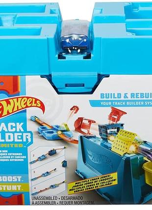 Трек хот вилз петля hot wheels track builder multi loop box ultimate storage