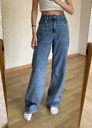 Джинси палаццо / широкі трендові джинси