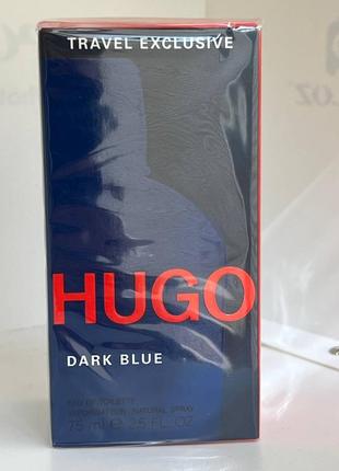 Hugo boss dark blue туалетна вода чоловіча, 75 мл