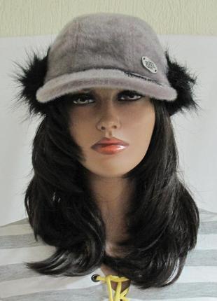 Кепка зимняя. кепка женская. теплая шапка7 фото