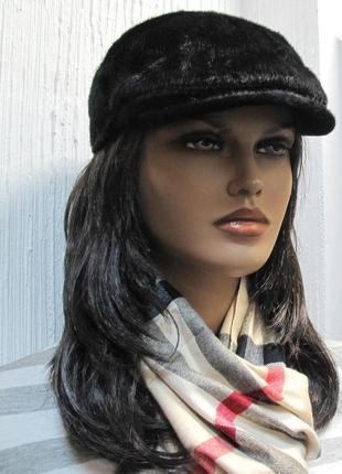 Зимова кепка жіноча. женская теплая кепка зима-осень1 фото