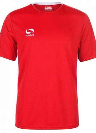 Спортивная футболка sondico fundamental polyester football red/white