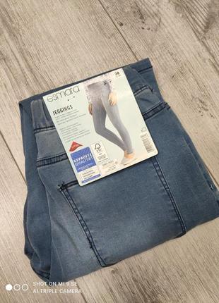 Джеггинсы джинсы стрейчевые с вышивкой esmara евро 38 м2 фото