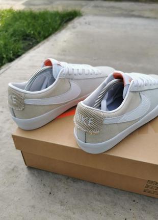 Nike sb zoom blazer low pro gt iso dh9539-100 оригінал кеди кроссівки5 фото