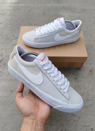 Nike sb zoom blazer low pro gt iso dh9539-100 оригінал кеди кроссівки2 фото