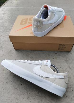 Nike sb zoom blazer low pro gt iso dh9539-100 оригінал кеди кроссівки4 фото