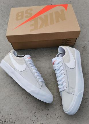 Nike sb zoom blazer low pro gt iso dh9539-100 оригінал кеди кроссівки3 фото