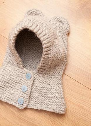 Шапка капор ручная работа