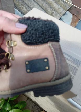 Ботинки,нубук,цигейка р.28