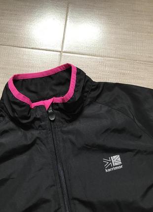 Куртка вітровка спортивна, англійського бренда, karrimor running black/pink. 40 евро3 фото