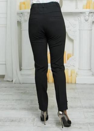 Утеплені баєчкою брюки(чорні).6 фото