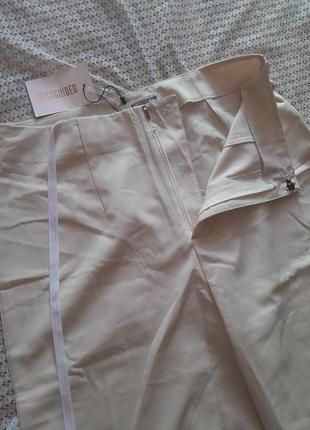 Стильні широкі штани палаццо кольору екрю missguided8 фото