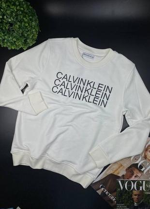 Мужская белая кофта calvin klein чоловіча біла кофта calvin klein