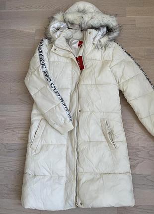 Пальто зимове пуховик guess, розмір 14 років