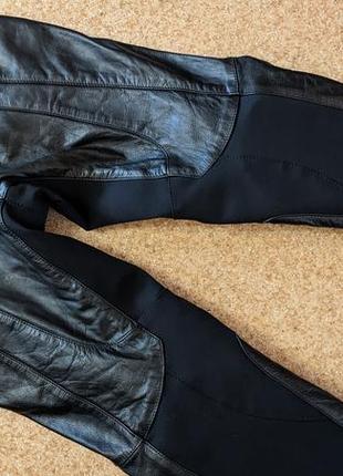 Женские кожаные мотоштаны rst madison ii ladies leather jeans (англия)6 фото