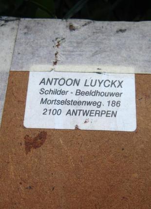 Картина antoon luyckx  арт дизайн колекціонування антикваріат3 фото