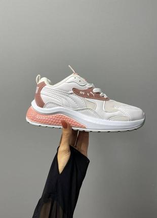 Жіночі кросівки puma rs-x ‘white pink’2 фото