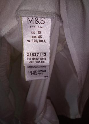 Футболка женская m&s натуральная ткань котон и модал размер 184 фото