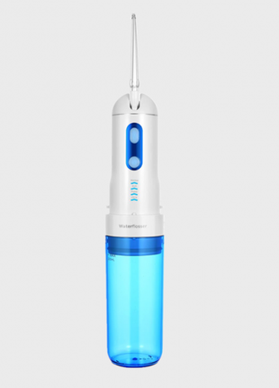 Ирригатор портативный для ухода за полостью рта water flosser pr45v blue original8 фото