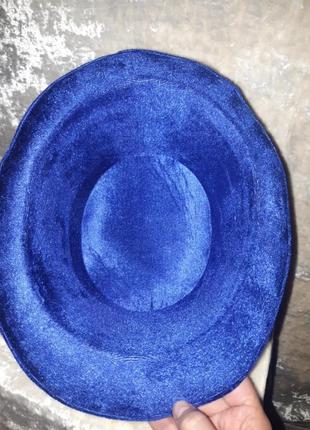 Яскравий оксамитовий велюровий капелюх циліндр3 фото