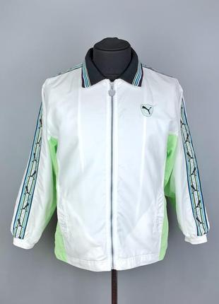 Вінтажна олімпійка puma track з лампасами 90х оригінал розмір m adidas x nike мастерка куртка
