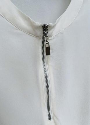 Madeleine шовкова блуза сорочка бомбер8 фото