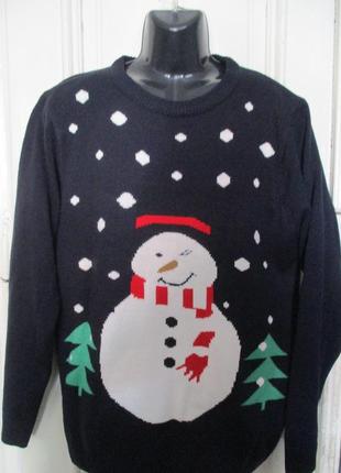 Свитер мужской.новогодний.разм xl