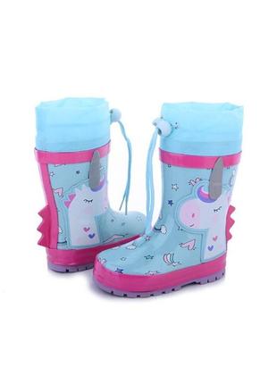 Стильні гумові чоботи для дівчат❤️