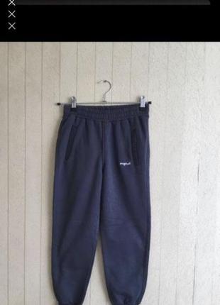 Спортивные брюки для мальчика на флисе на рост 1282 фото