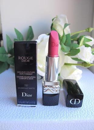 Помада dior rouge dior couture colour matte 787 - exuberant