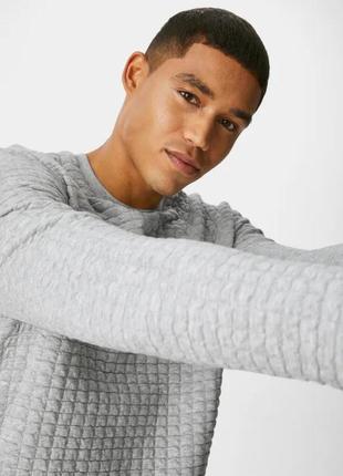 Чоловічий реглан (толстовка) розмір xl, колір світло-сірий