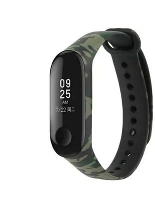 Ремішок з малюнком для mi band 3/4/5/6/7  ремешок с принтом mi band ремінець для годинника ми бенд браслет мі банд ремешок с рисунком  мі бенд ми банд