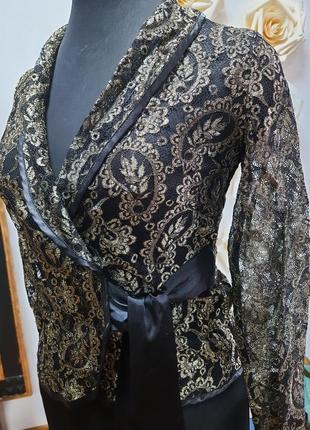 Блуза блузка легкий жакет