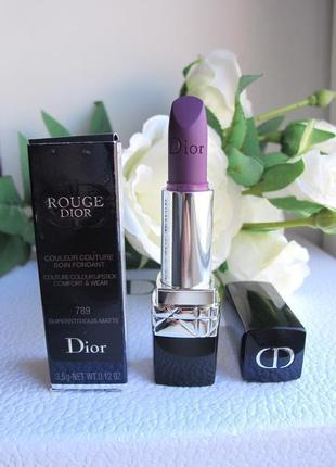Помада dior rouge dior couture colour matte 789 - superstitious