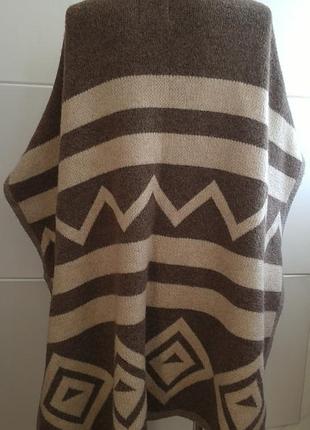 Кардиган-пончо zara 2