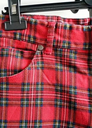 Мужские штаны брюки eddy tartan slim fit wesc швеция оригинал8 фото