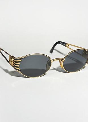 Винтажные золотые очки fendi