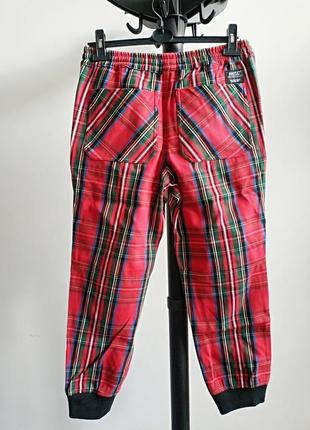 Штаны  джоггеры унисекс tartan zip jogger wesc швеция оригинал3 фото