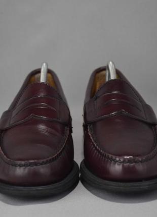 Sebago penny loafers лофери мокасини туфлі чоловічі шкіряні. ручна робота. сша. оригінал. 42 р/27 см5 фото