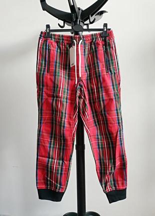 Штаны  джоггеры унисекс tartan zip jogger wesc швеция