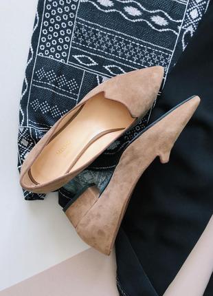 Замшевые лоферы miss-d