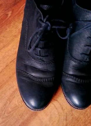 Черные кожаные ботинки3 фото