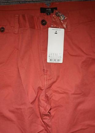 Брюки чиносы oodji - 36 (182-48) терракот, лето, новые