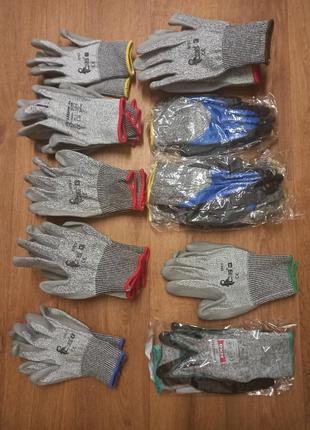 Продам рабочие перчатки и нарукавники защитные, против порезов