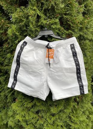 Новые шорты - плавки calvin klein (ck swim white shorts) с америки m