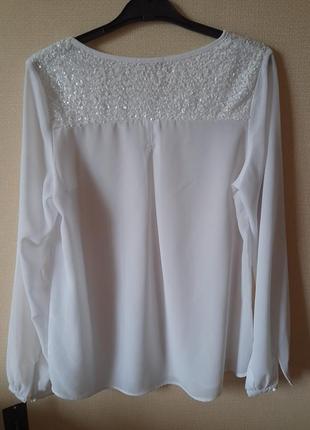 Блузка  жіноча  біла італія  розмір 482 фото