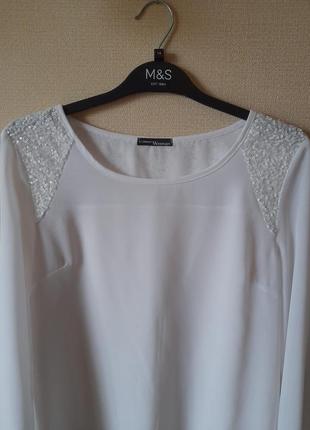 Блузка  жіноча  біла італія  розмір 483 фото