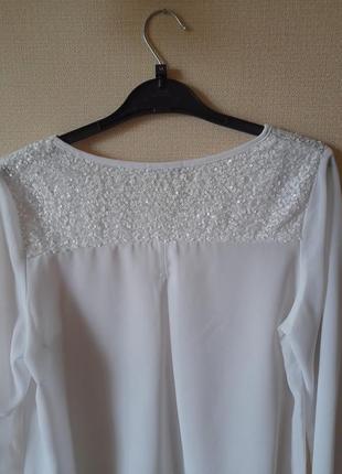 Блузка  жіноча  біла італія  розмір 484 фото