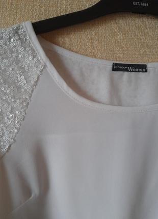 Блузка  жіноча  біла італія  розмір 485 фото